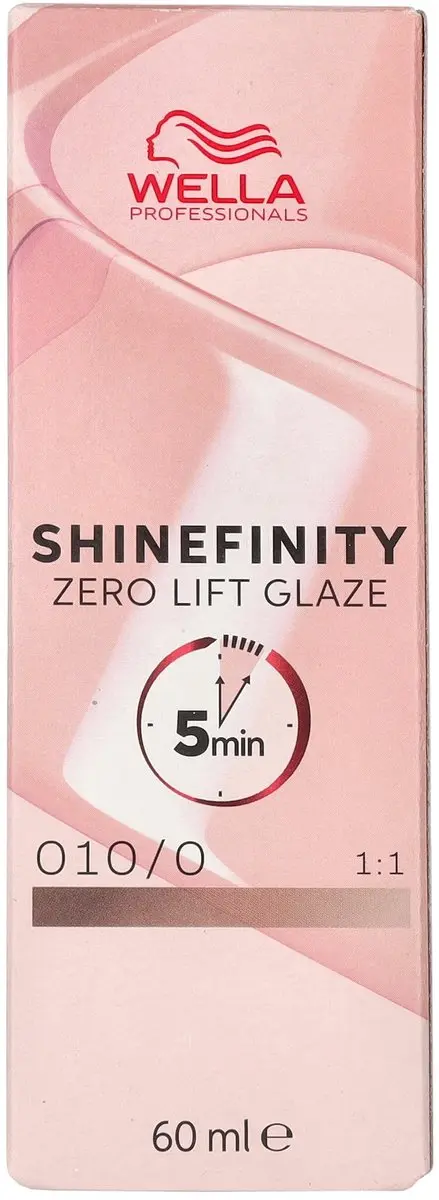 Wella ShineFinity Bruin Haarkleuring 60ml - Zwart