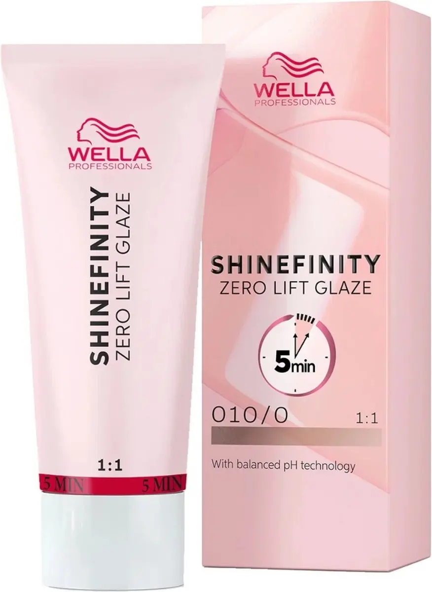 Wella ShineFinity Bruin Haarkleuring 60ml - Zwart