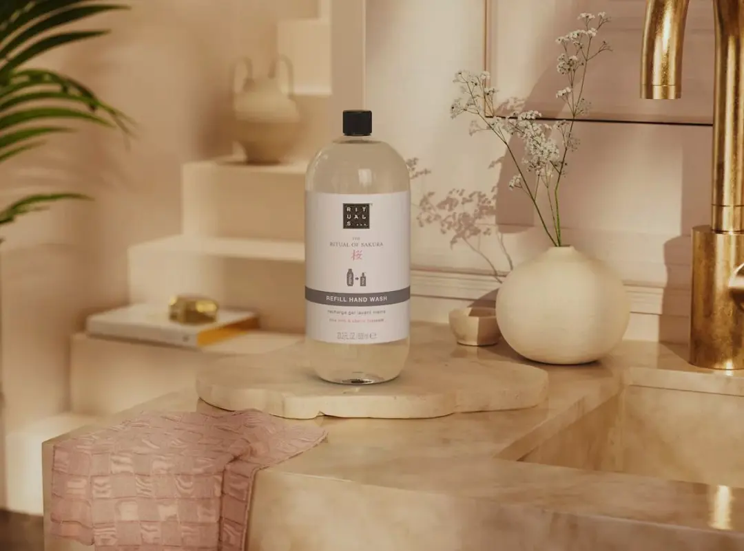 Rituals Navulling Handzeep 600ml - Rijstmelk & Kersenbloesem