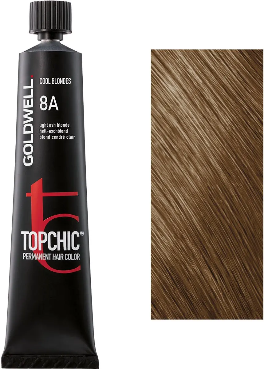 Goldwell Topchic Tube 60ml - 8A Bruin Permanent - afbeelding 6 van 6