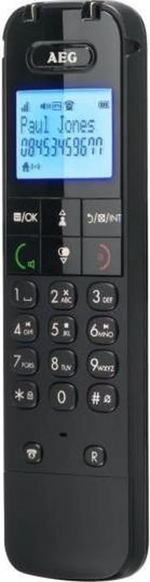 AEG Lloyd Combo 15 DECT Telefoon - Antwoordapparaat - Zwart - afbeelding 2 van 4