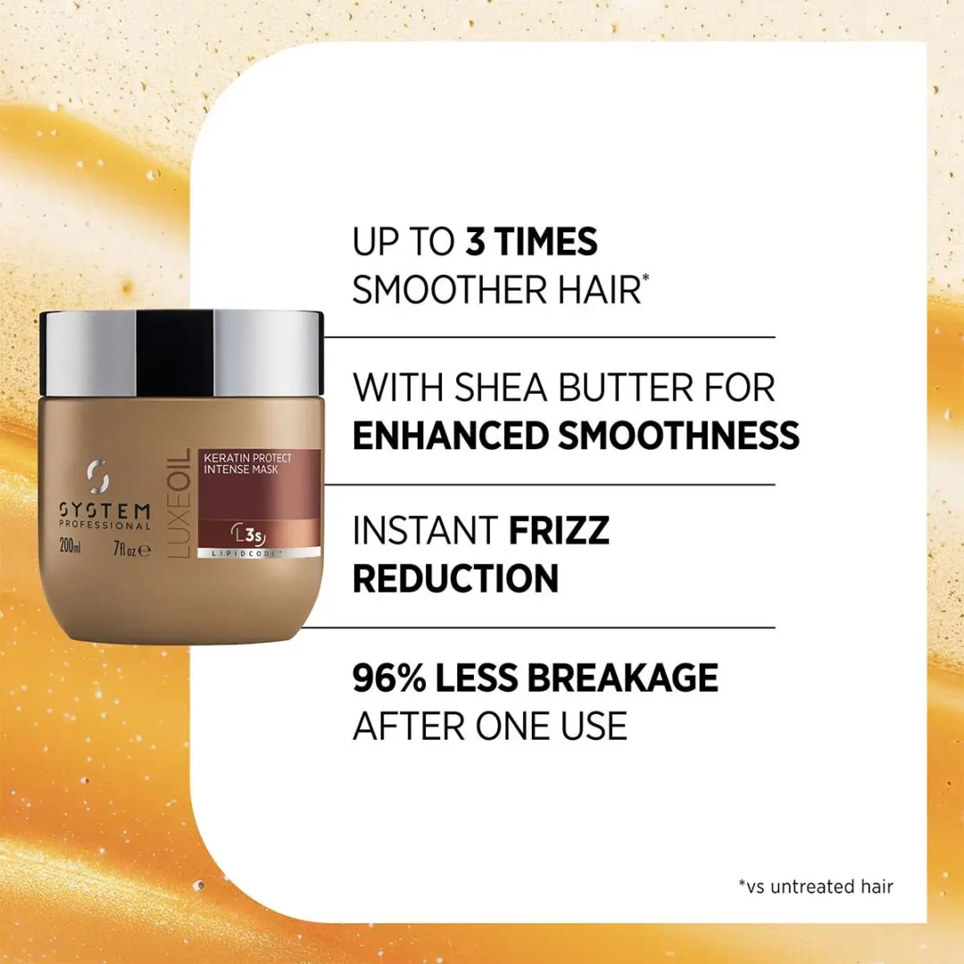 Wella Professionals LuxeOil Keratin Protect Haarmasker 200ml