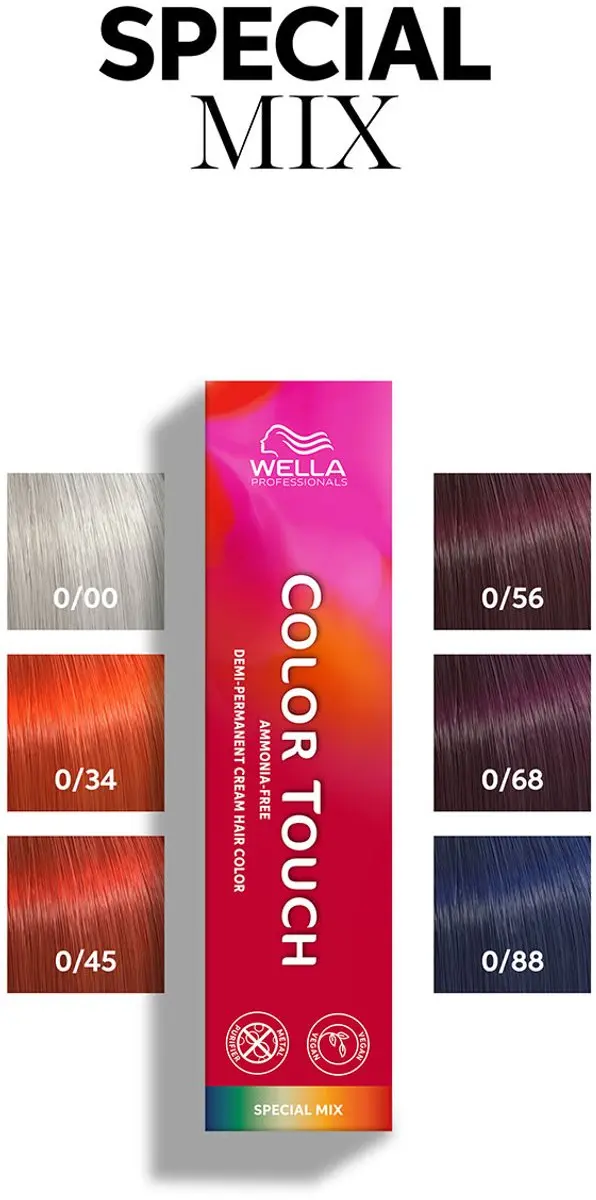 Wella Professionals Color Touch 0/56 Special Mix Haarverf 60ml - Zwart