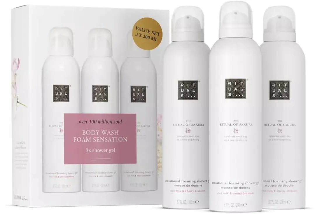 Rituals Doucheschuim 3x200ml
