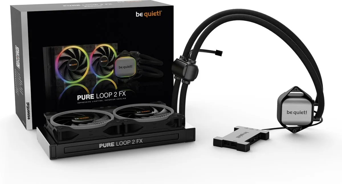 be quiet! Pure Loop 2 FX BW013 Waterkoeler 240mm - 2x 120mm ARGB