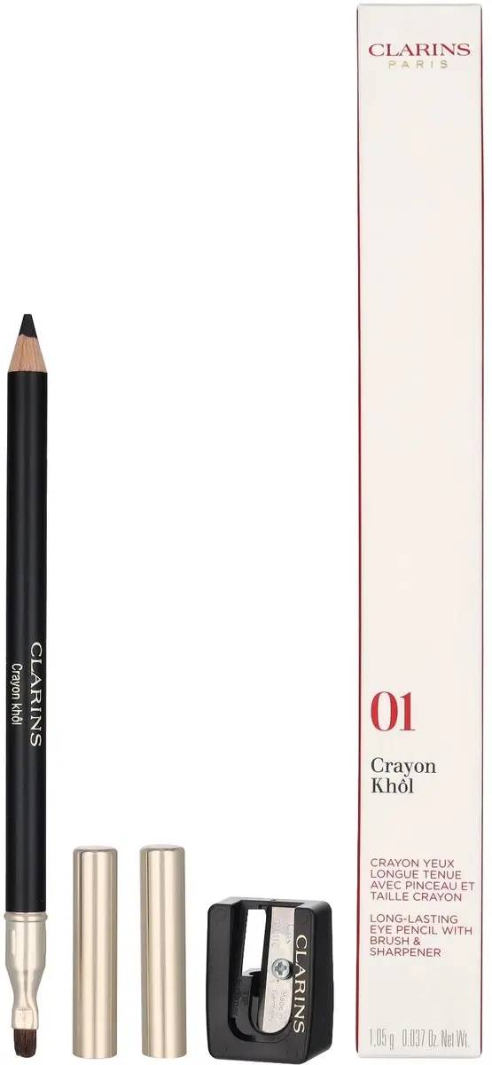 Clarins Crayon Khôl Oogpotlood #01 Carbon Black - 1.1g