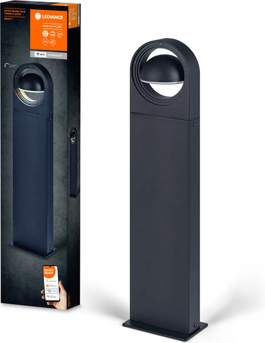 LEDVANCE SMART+ Outdoor WiFi Padverlichting 6,7W - 420lm - Grijs