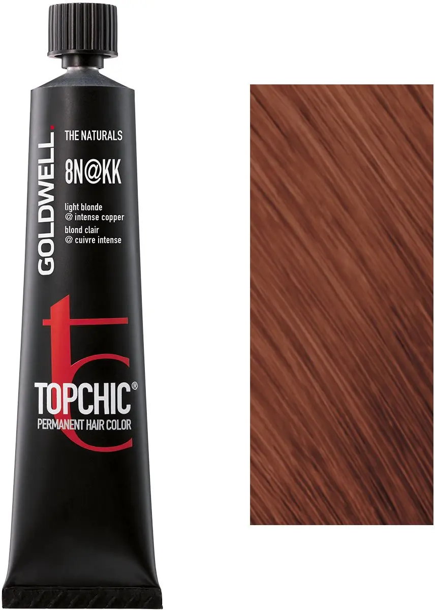 Goldwell Topchic 8N@KK Permanent Haarkleuring 60ml - Lichtblond/Rood