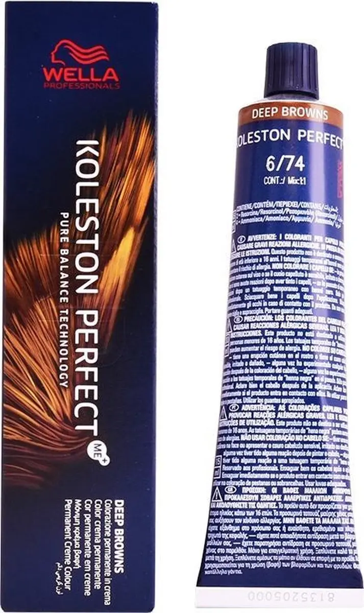 Wella Professionals Koleston Perfect 6.74 Permanent Haarkleur 60ml