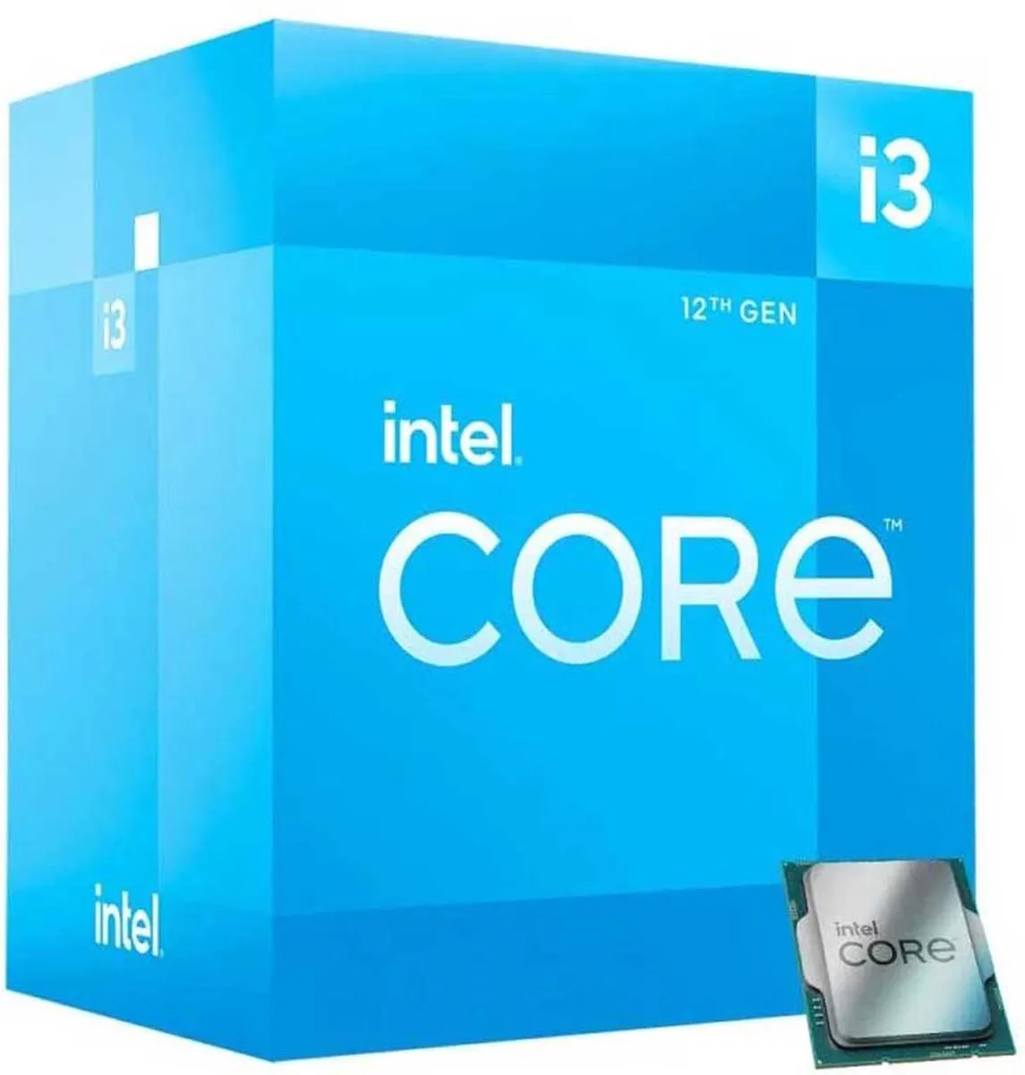 Intel Core i3 12100F Boxed - Quadcore 3,3GHz-4,3GHz Socket 1700
