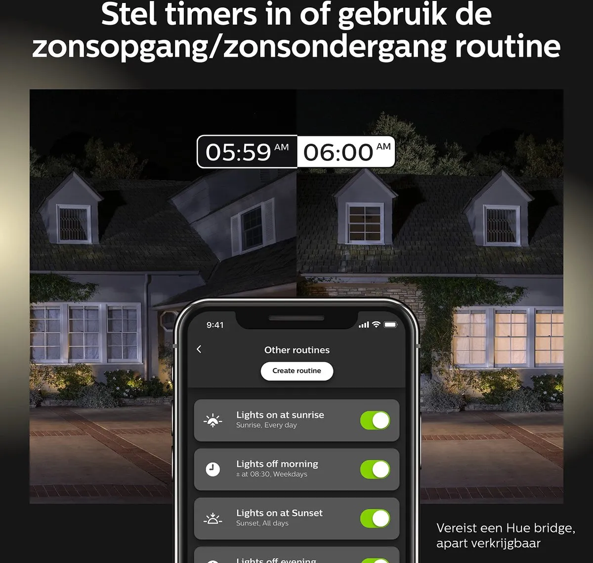 Philips Hue Lily Basisset - 5 Tuinspots Antraciet - Wit & Kleur Licht