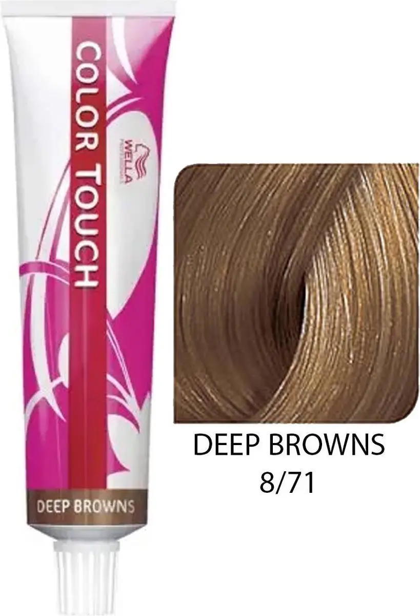 Wella Professionals Color Touch 8/71 Deep Browns Haarverf 60ml - Zwart