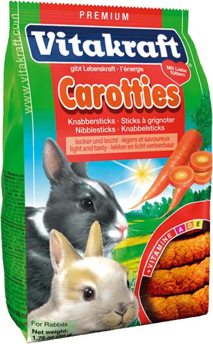 Vitakraft Carotties Dwergkonijn Wortel 50g