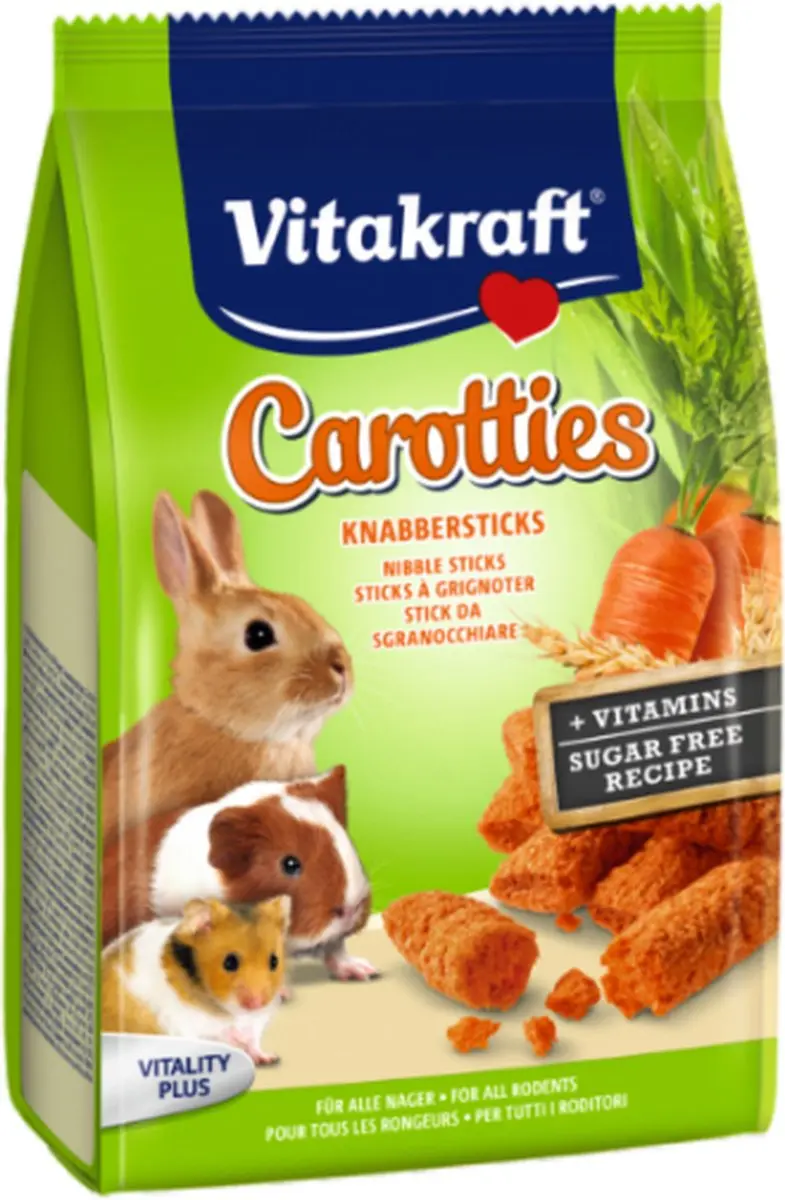 Vitakraft Carotties Dwergkonijn Wortel 50g