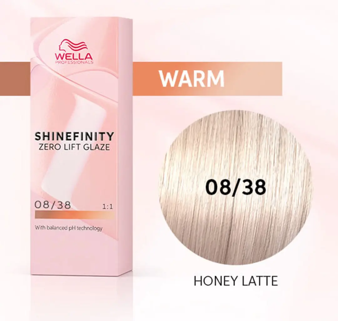 Wella Professionals ShineFinity 08/38 Haarverf 150ml - Paars