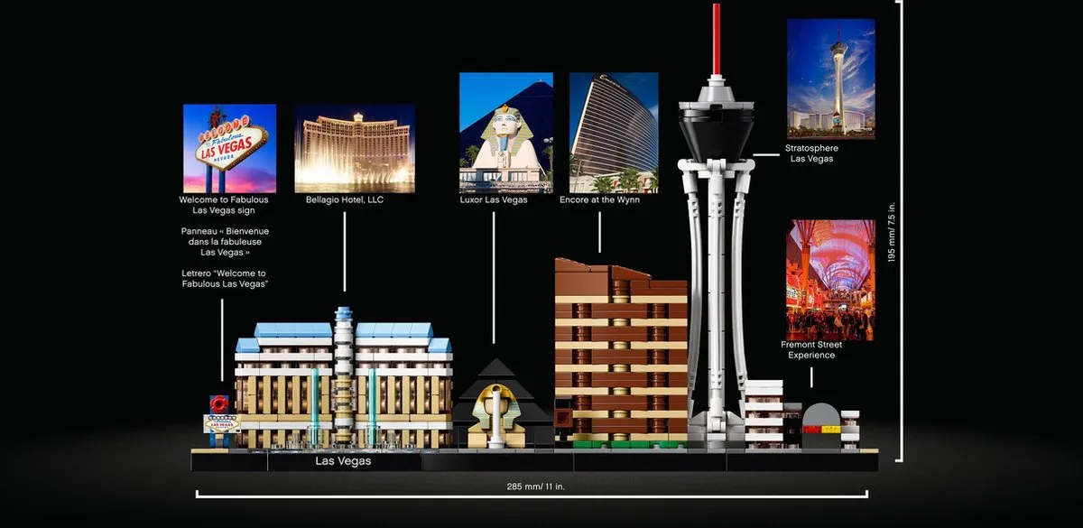 LEGO Architecture Las Vegas 21047 - 501 Stukken - afbeelding 6 van 6