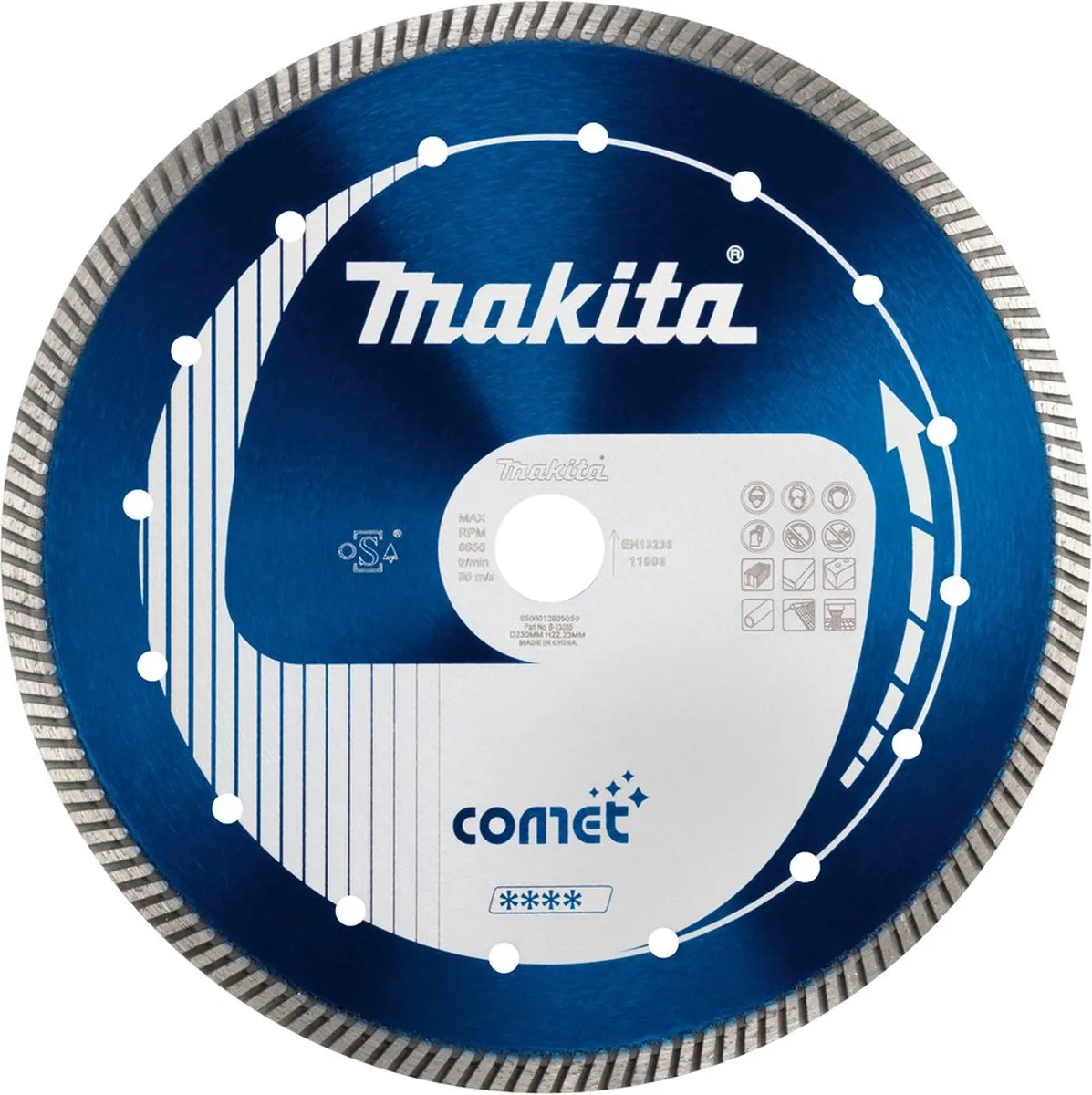 Makita B-13007 Diamanten Doorslijpschijf 150mm