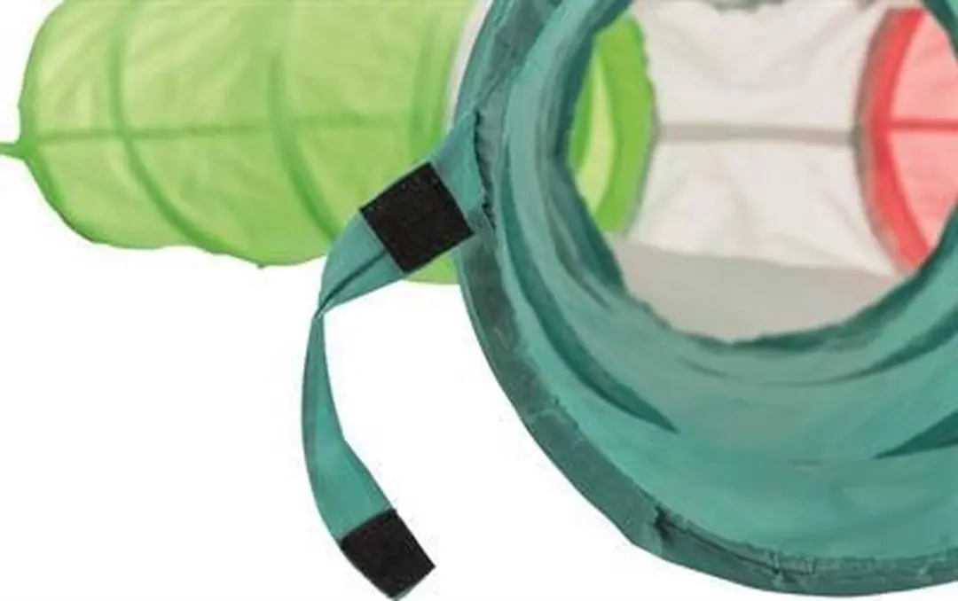Trixie Speeltunnel 3 Gangen - Konijnenspeelgoed 47cm - Blauw