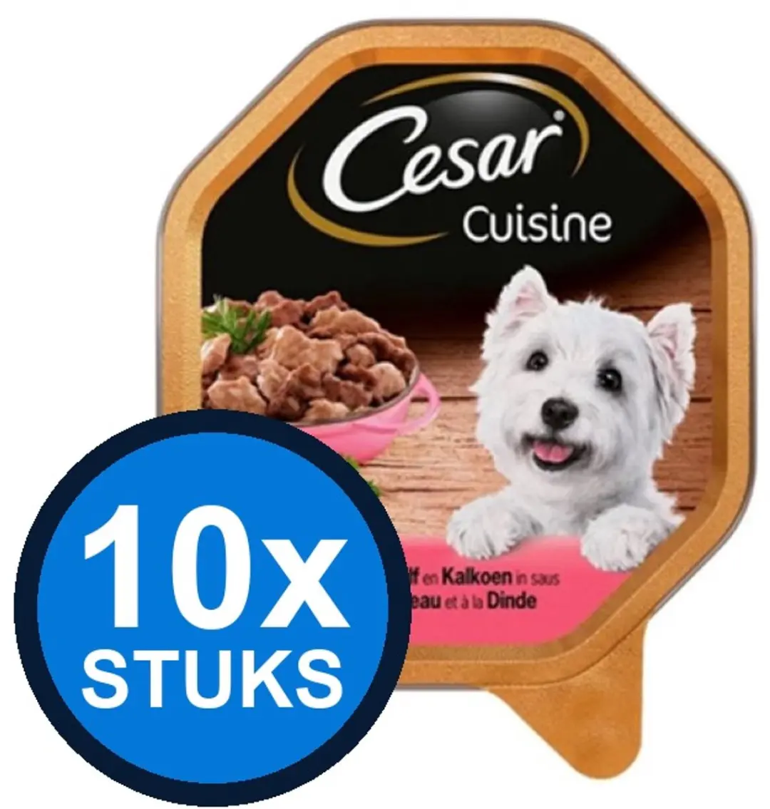 César Cuisine Kalf & Kalkoen Hondenvoer