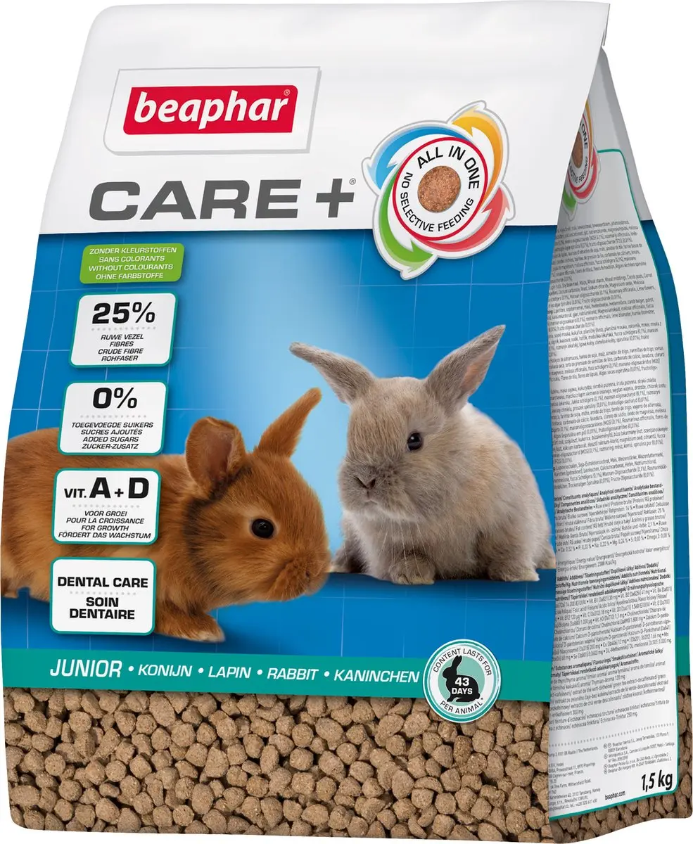 Beaphar Xtravital Care+ Junior Konijnenvoer 1.5kg