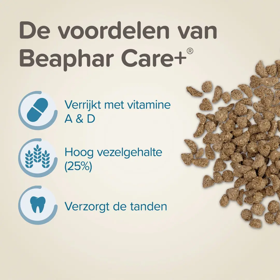 Beaphar Xtravital Care+ Junior Konijnenvoer 1.5kg - afbeelding 6 van 6