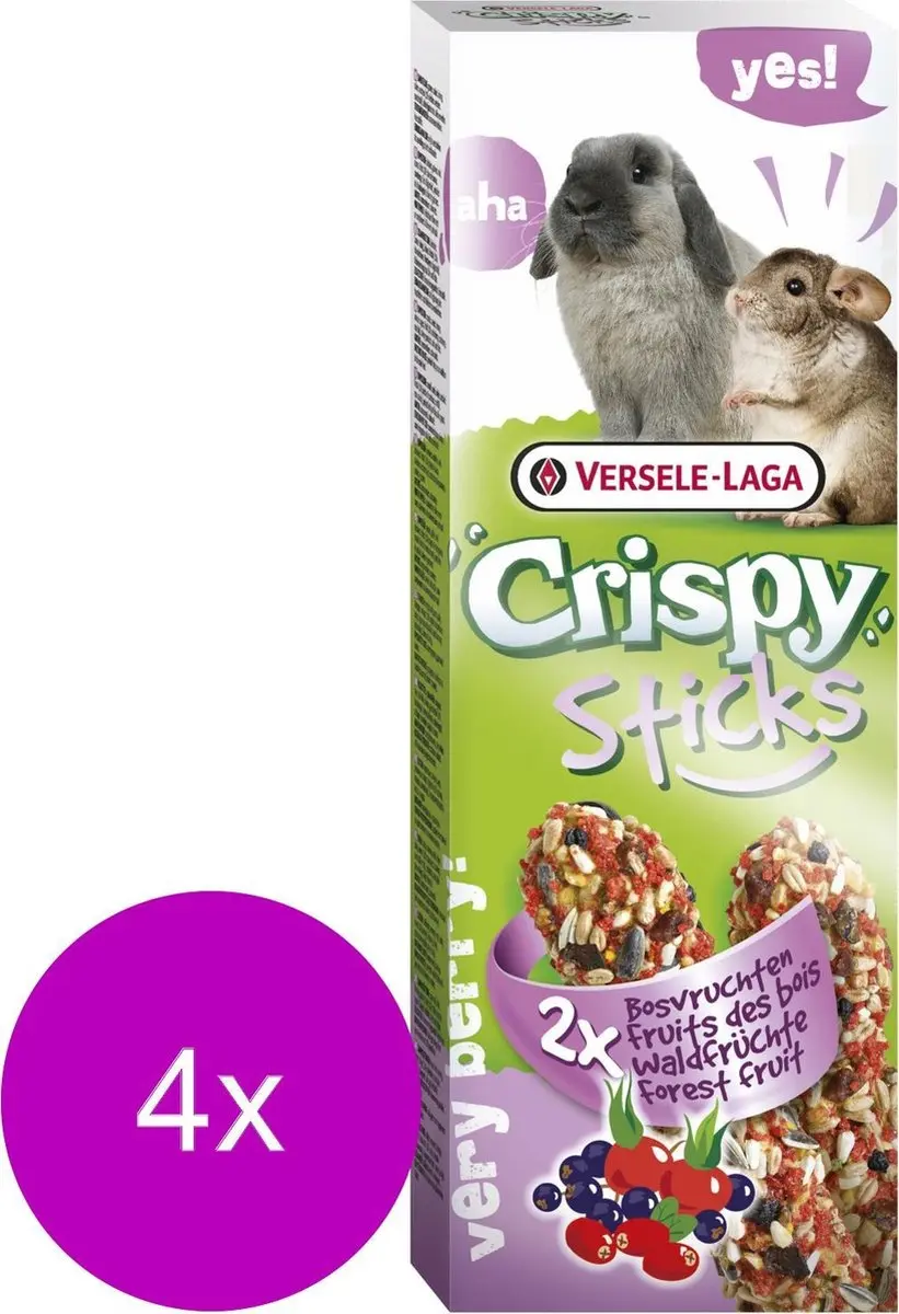 Versele-Laga Crispy Sticks Konijn Bosvruchten