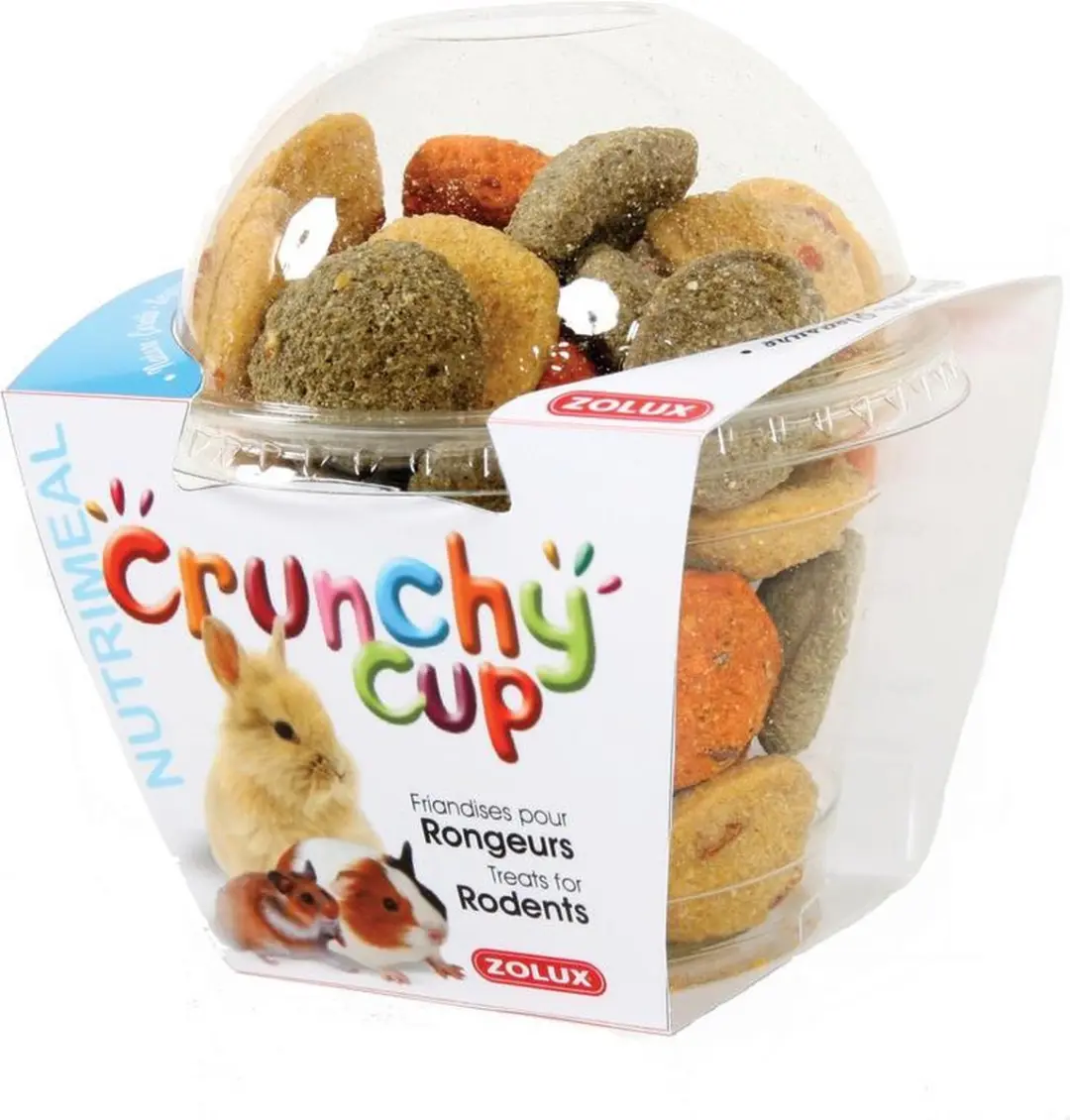 Zolux Crunchy Cups Candy Luzerne Wortel Mais