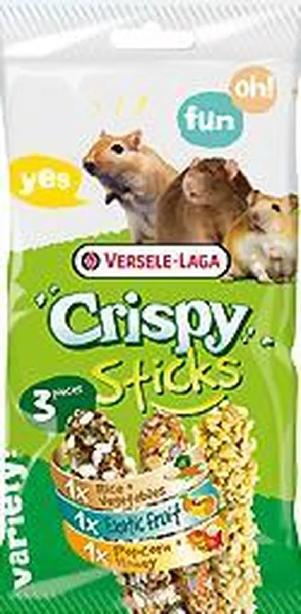 Versele-Laga Crispy Sticks Triple Variety Pack - 3x35g