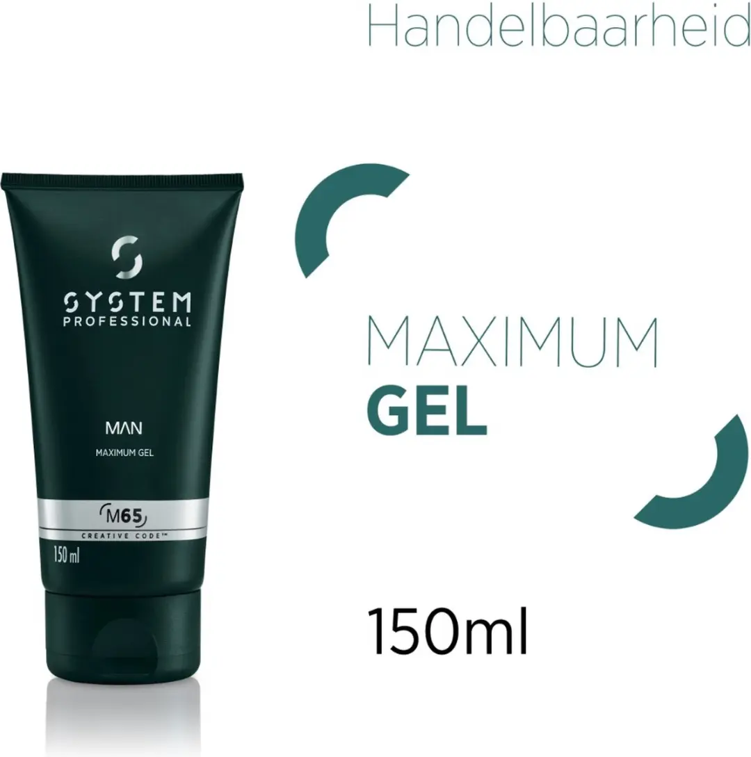 Wella Professionals System Professional Man Maximum Gel 150ml - afbeelding 6 van 6