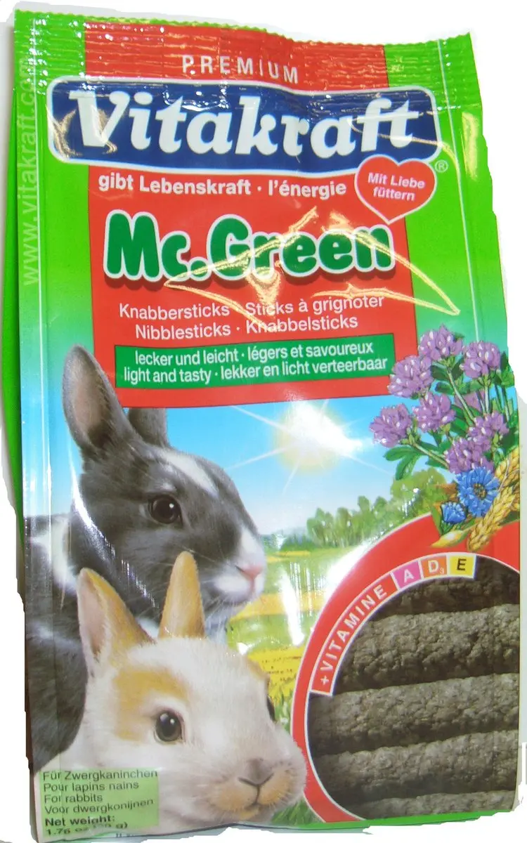 Vitakraft Greenies Dwergkonijn 50g