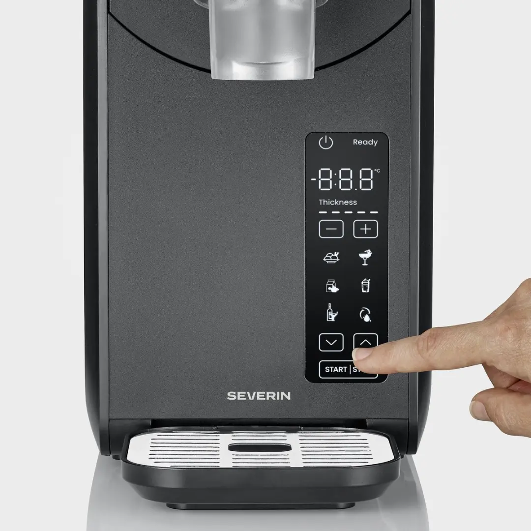 Severin EZ 9520 Slush Maker IJsmachine 2L - 5 Programma's - Zwart/Zilver