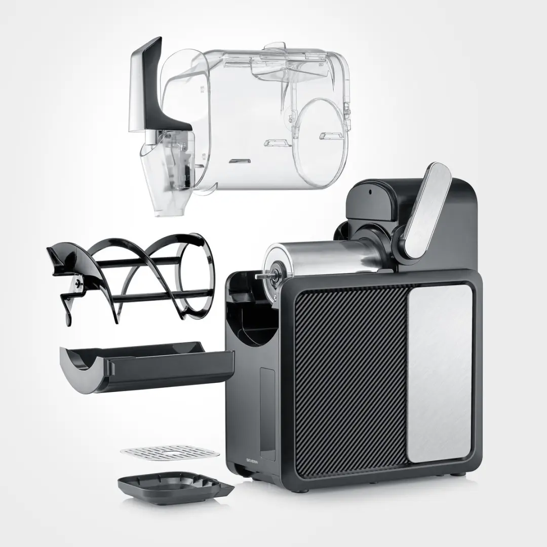 Severin EZ 9520 Slush Maker IJsmachine 2L - 5 Programma's - Zwart/Zilver