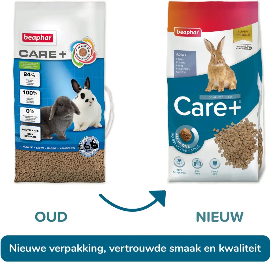 Beaphar Xtravital Care+ Konijnenvoer 1,5 kg - afbeelding 6 van 6