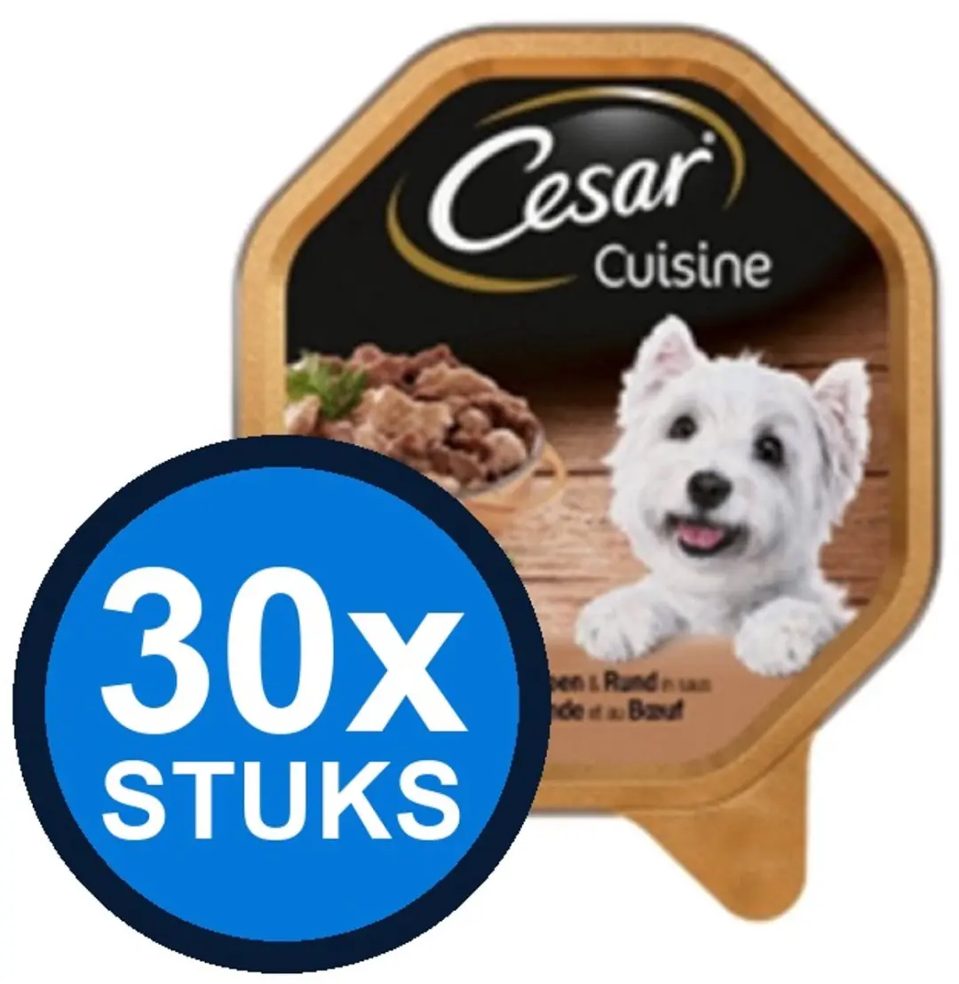 César Cuisine Hondenvoer Kalkoen & Rund 150g