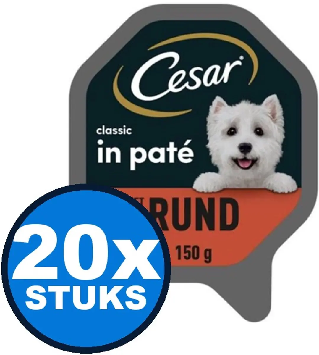 César Classic Pate Rund Hondenvoer