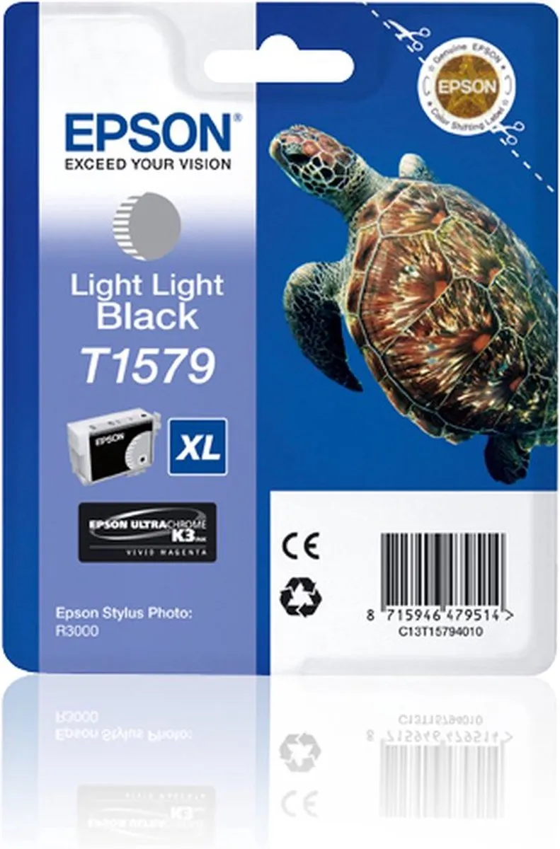 Epson T1579 Licht Zwart Inktcartridge - 25ml