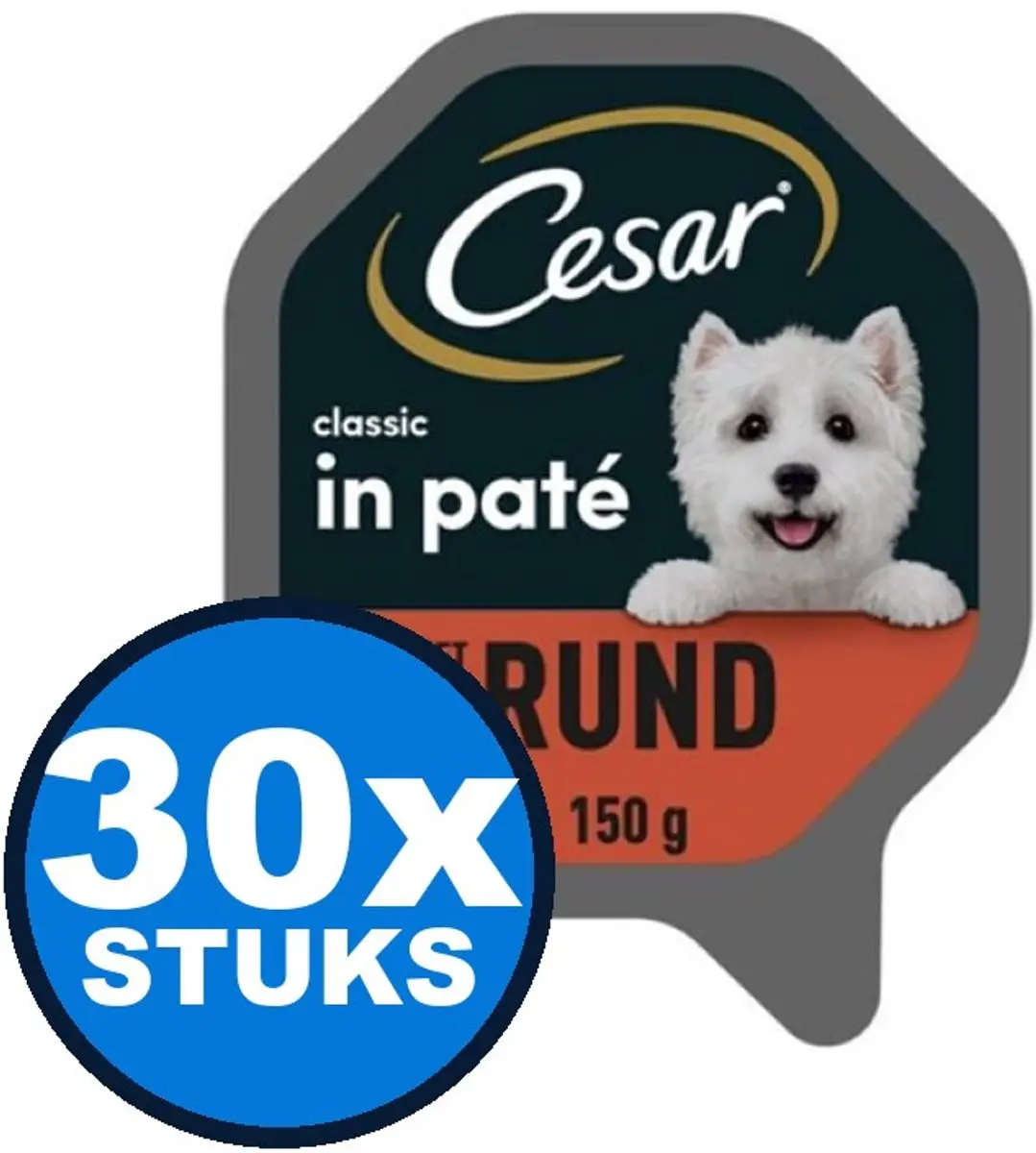 César Classic Pate Rund Hondenvoer 150g