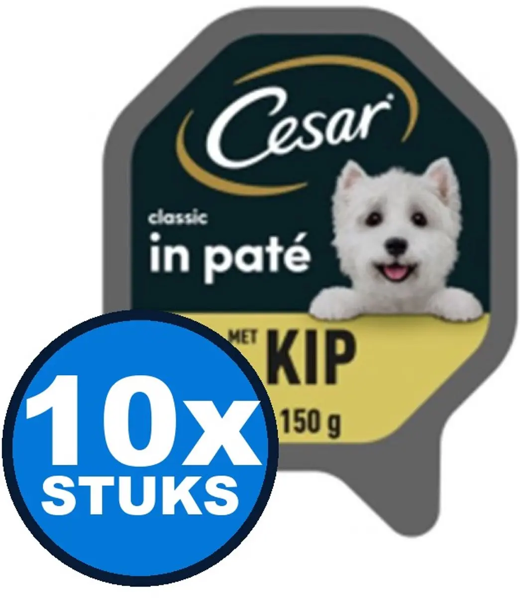 César Classic Hondenvoer Paté Kip