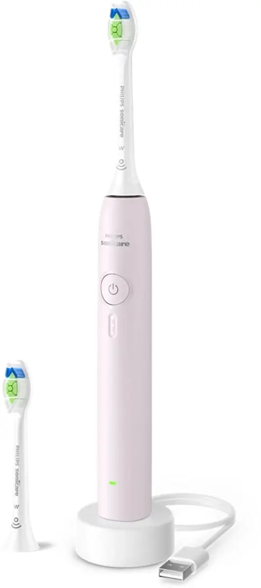 Philips Sonicare 3100 HX4032/03 Sonische Tandenborstel - Roze - 2 Opzetborstels - afbeelding 6 van 6