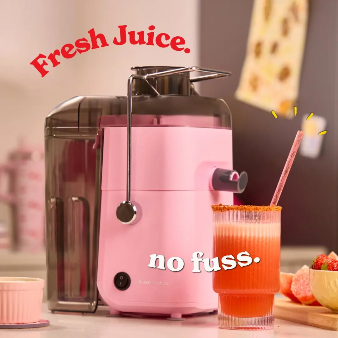 Russell Hobbs JuiceLuxe Raspberry Juicer 400W - Roze