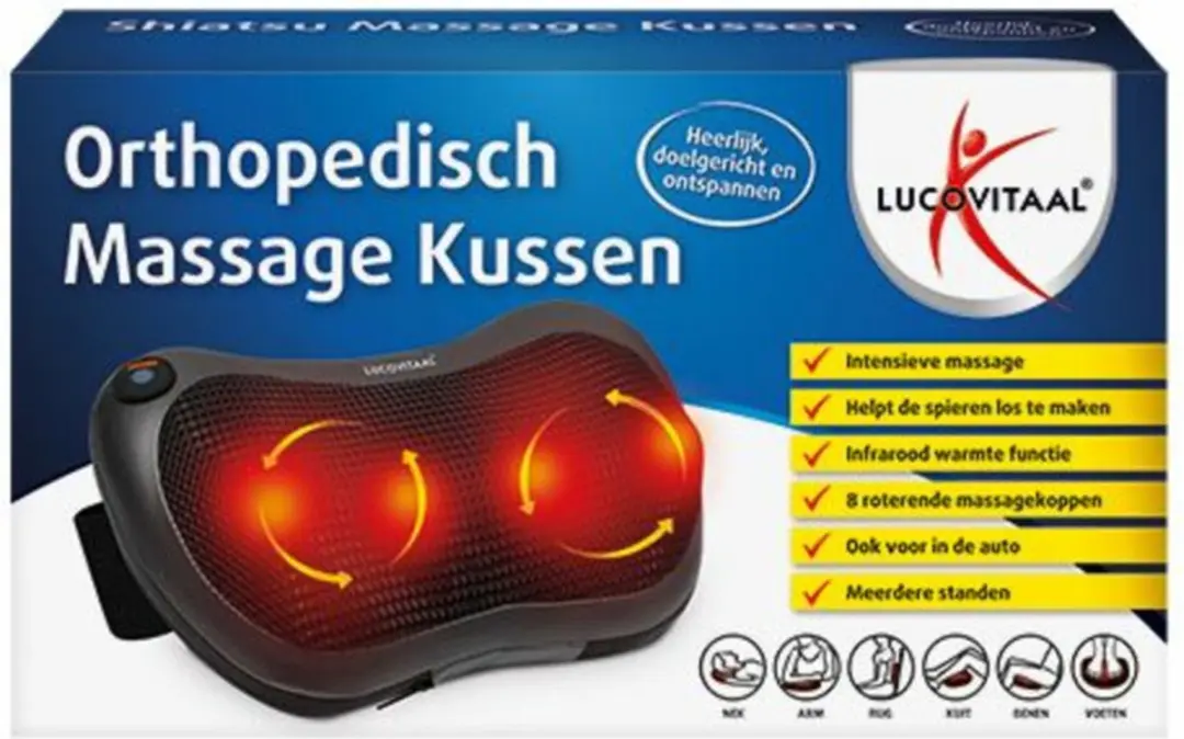 Lucovitaal Shiatsu Massagekussen