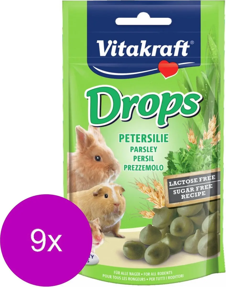 Vitakraft Knaagdier Drops Peterselie Lactosevrij