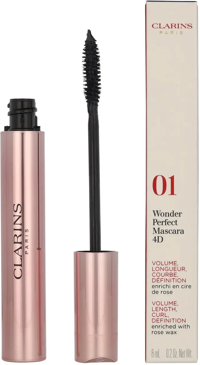 Clarins Wonder Perfect Mascara 4D 01 Perfect Black - 8ml