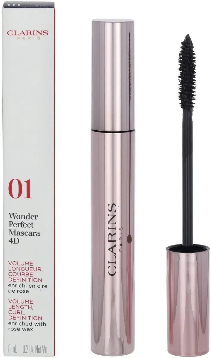 Clarins Wonder Perfect Mascara 4D 01 Perfect Black - 8ml