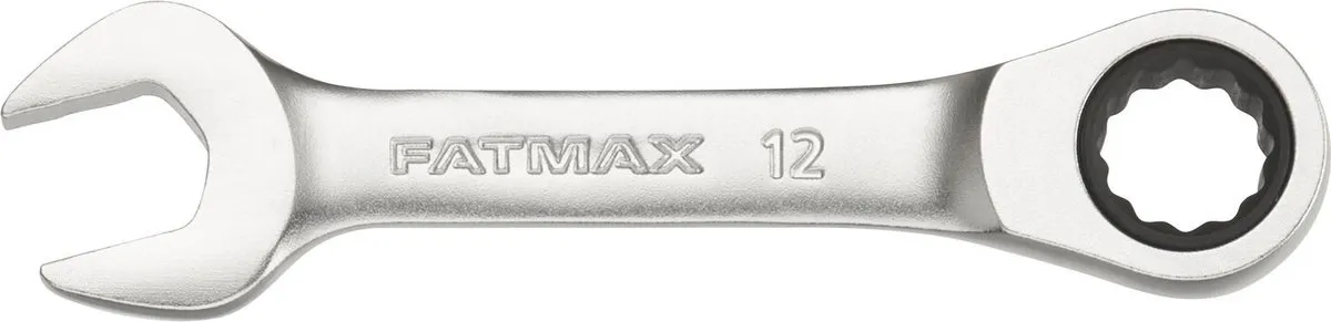 Stanley FatMax Stubby Ringsteeksleutel 12mm - Ratel