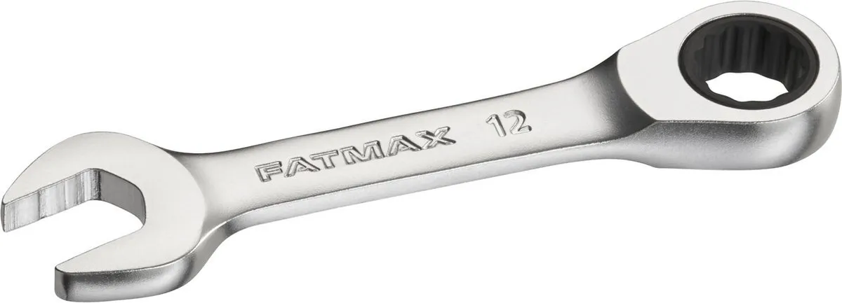 Stanley FatMax Stubby Ringsteeksleutel 12mm - Ratel