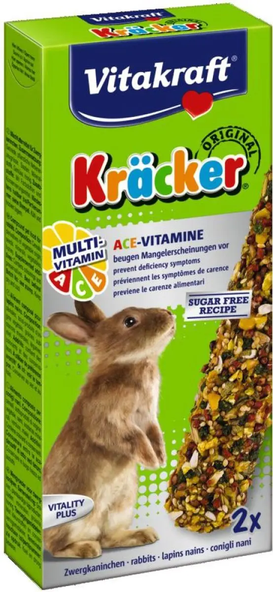 Vitakraft Kräcker Multi Vitamine Konijn 2-in-1