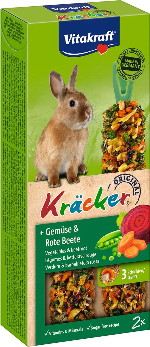 Vitakraft Dwergkonijnkracker Groenten