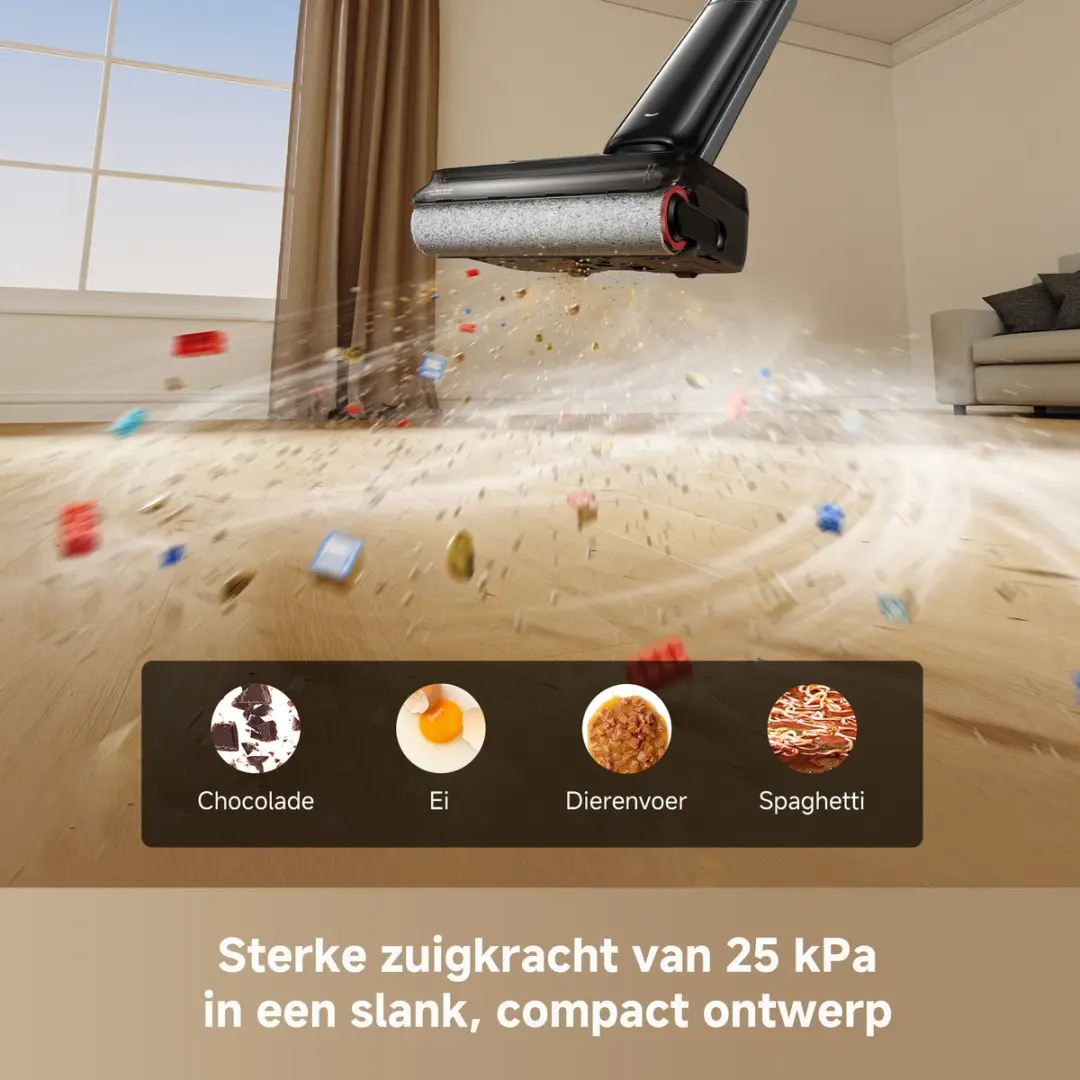 Dreame T12 Pro-R Stofzuiger - 25.000 Pa - Zwart/Grijs - afbeelding 6 van 6