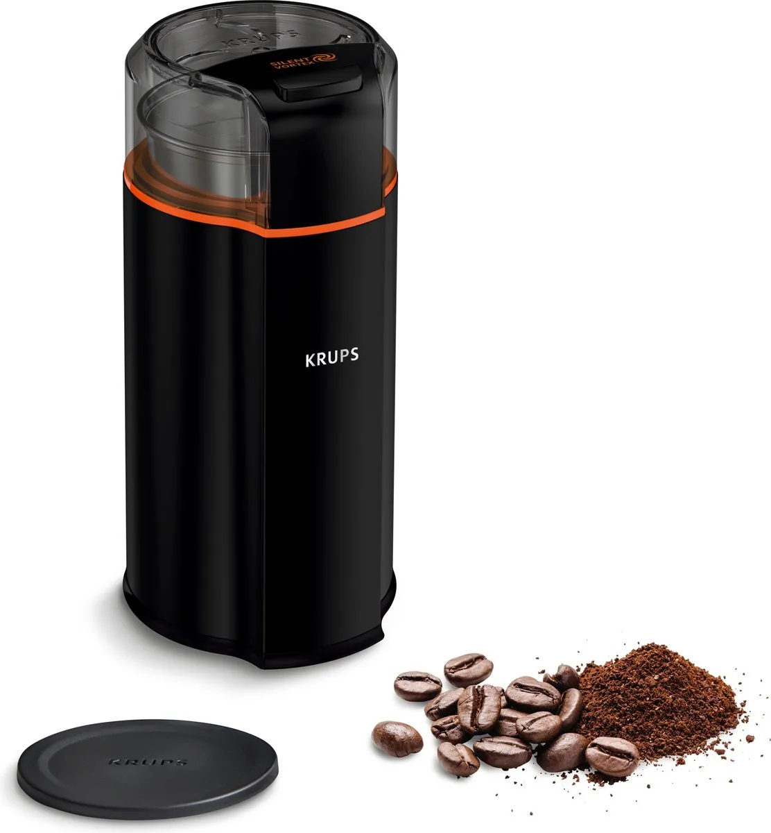 Krups Silent Vortex GX332810 Elektrische Koffiemolen - 175W - Zwart